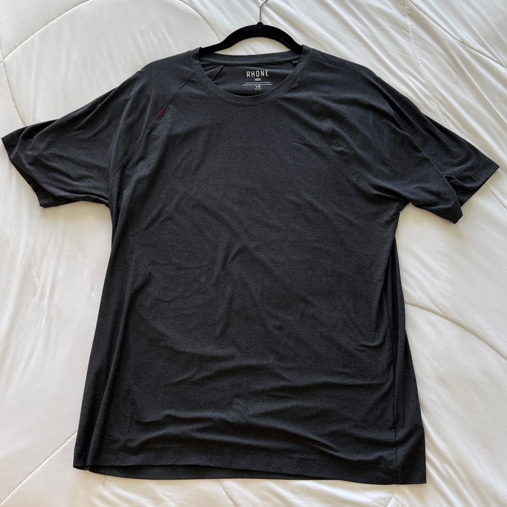 RHONE Charcoal Short Sleeve Men's Tee - Workout